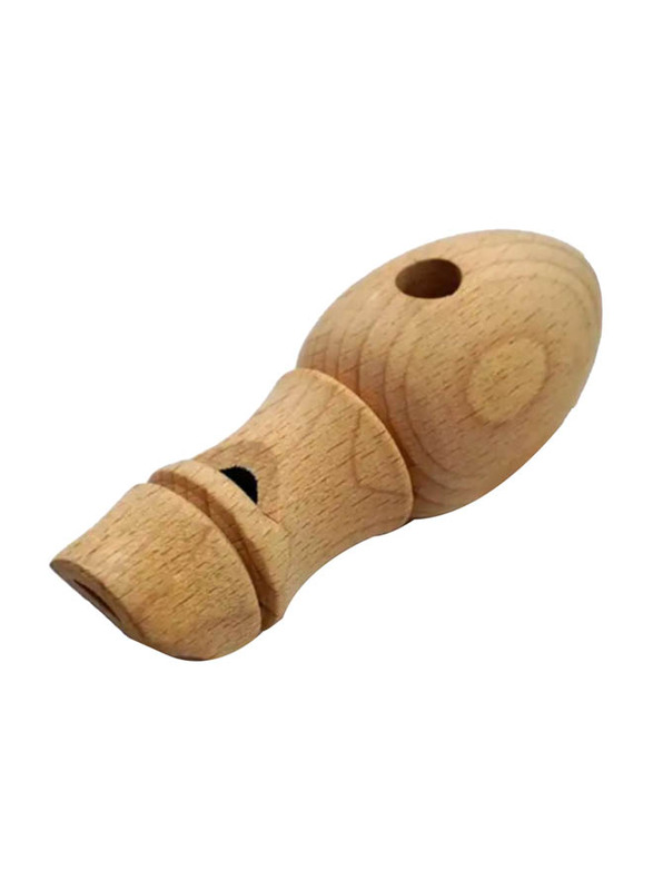 

MegArya Wooden Long Type Cuckoo Caller Whistle Musical Instrument, Beige