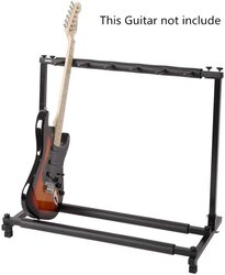 MegArya Multi Guitar Stand Foldable Universal Display Rack For Protection, Black