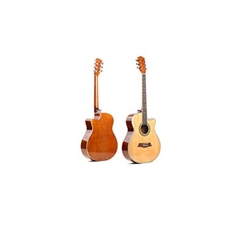 MegArya Semi Acoustic Guitar, Natural