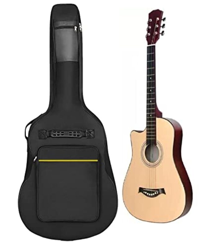 MegArya Acoustic Guitar Combo Pack Guitar, Natural