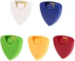 Mustang Guitar Picks & Guitar Pick Holder for Acoustic Guitar/Electric Guitar/Bass Ukulele, 11 Pieces, Multicolour