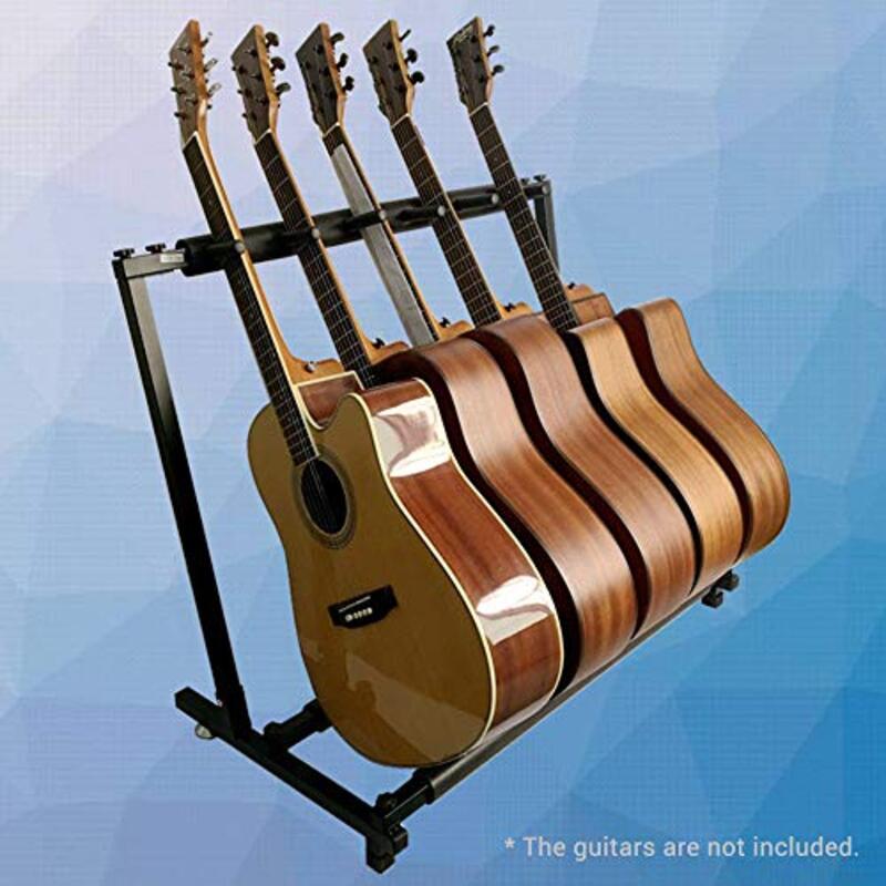 Douself Multi Guitar Foldable Holder, Black
