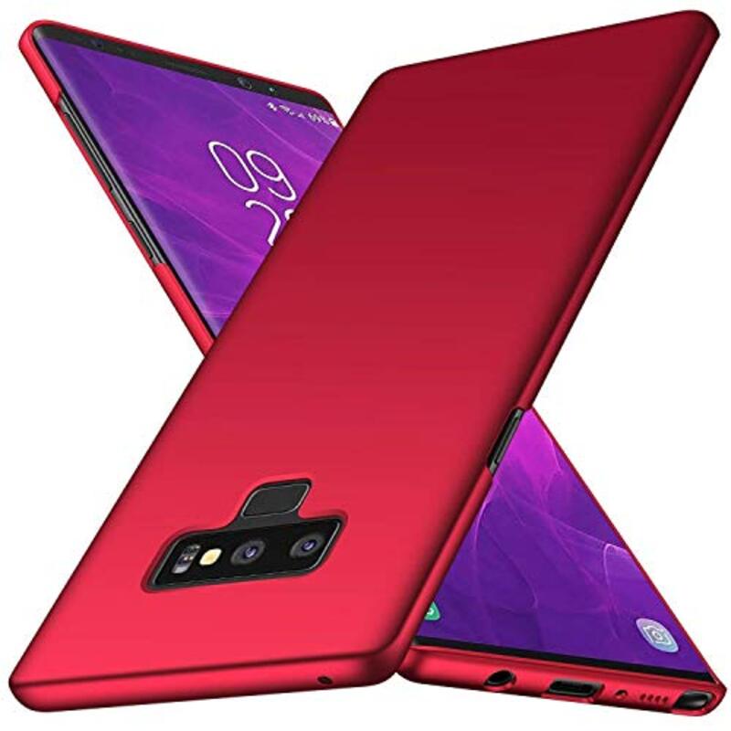 Mofi Samsung Galaxy Note 9 Matte Mobile Phone Case Cover, Red