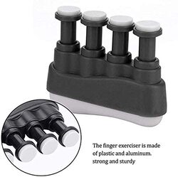 MegArya Finger Exerciser Portable Finger Strength Trainer Hand Exerciser Guitar, Black