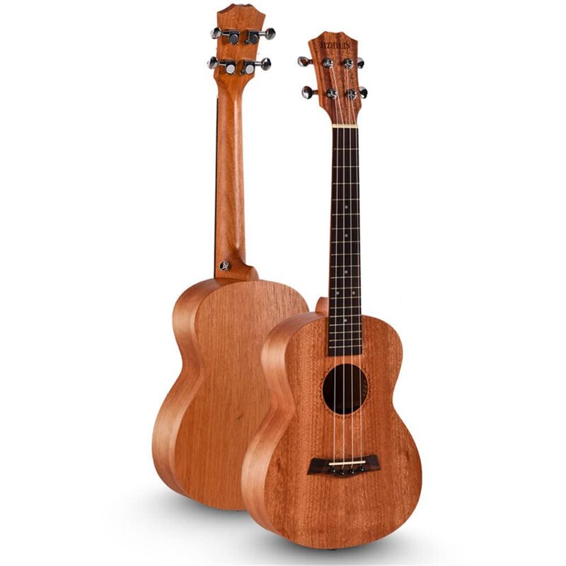 MegArya 21-inch Beginner Mahogany Wood Concert Ukulele Hawaii Kids Guitar, Brown