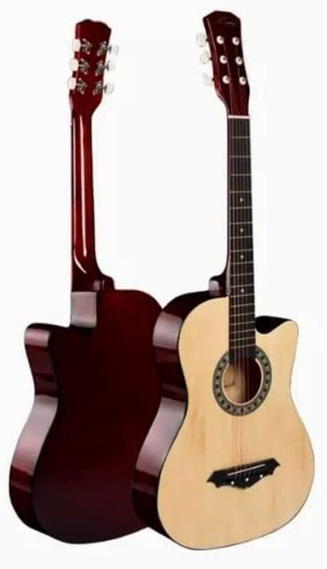 MegArya Acoustic Guitar, FS80C, Natural