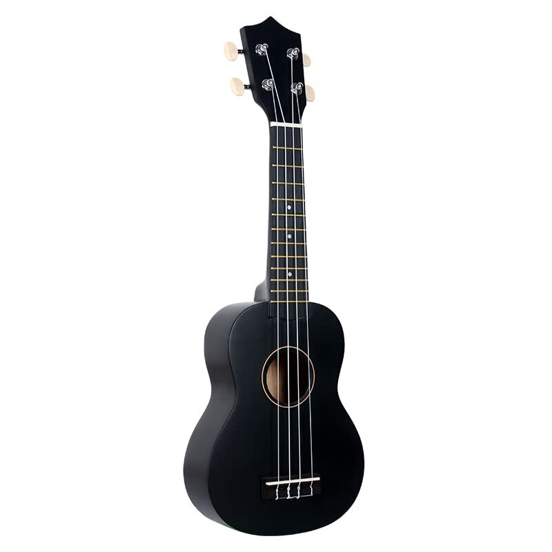 MegArya 21inch Ukulele, Rosewood Fingerboard, Black