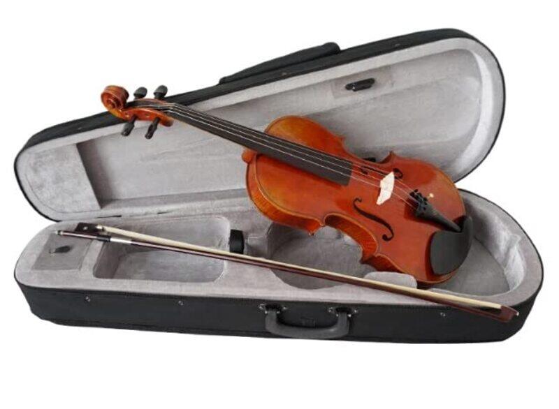 MegArya 4/4 Gloss Violin for Students With Shoulder Rest, Natural