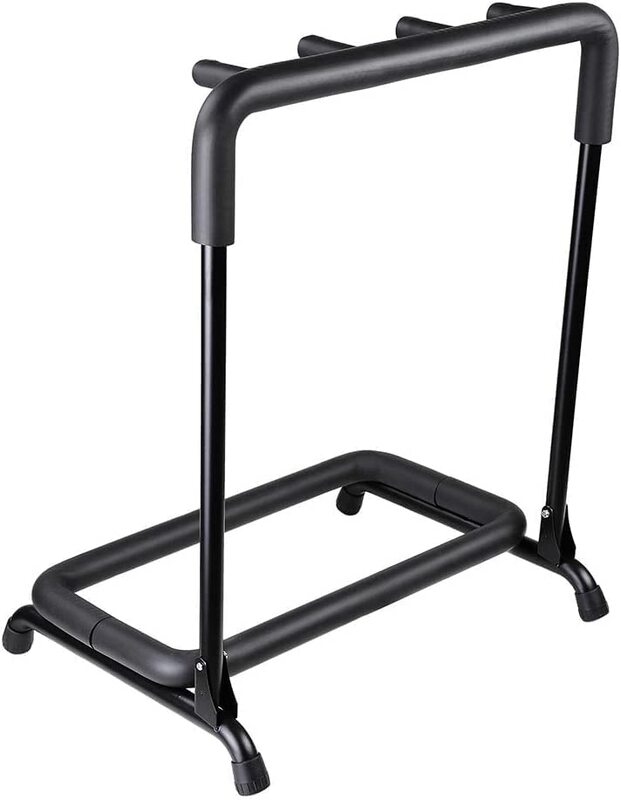 MegArya 3 Holder Multi Guitar Folding Stand, Black