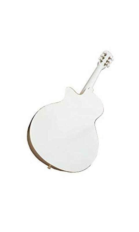 MegArya G38 Acoustic Guitar with Bag, White