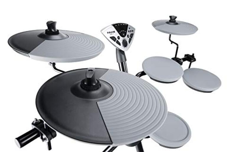 Nux DM-1 Digital Electronic Drum Kit, Black/Grey