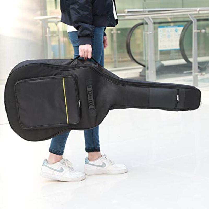 BelovedkaiAE Waterproof Guitar Backpack, Black