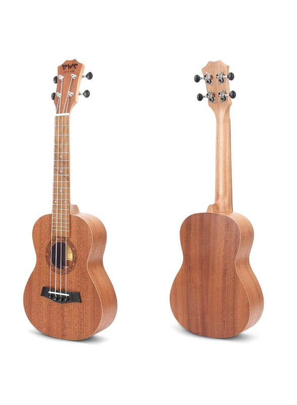 

MegArya Concert Size Professional Solid Mahogany Wood Ukulele with Padded Bag, Rosewood Fingerboard, 24 Inch, Natural