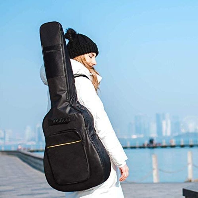 MegArya Professional Full Size Acoustic Guitar With Bag, Black
