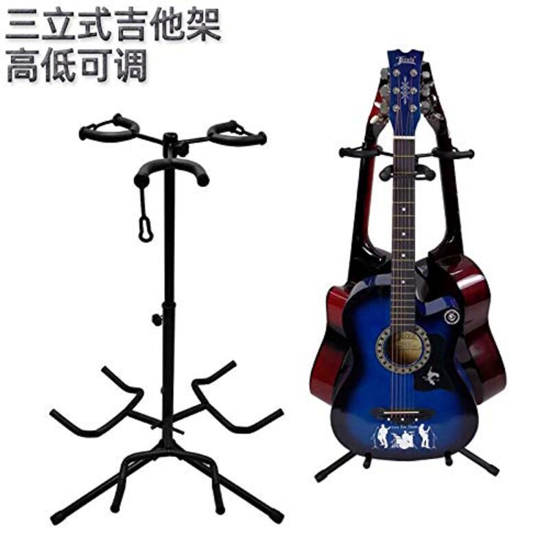 MegArya Adjustable Guitar & String Instrument Hanger Hook Holder, Black