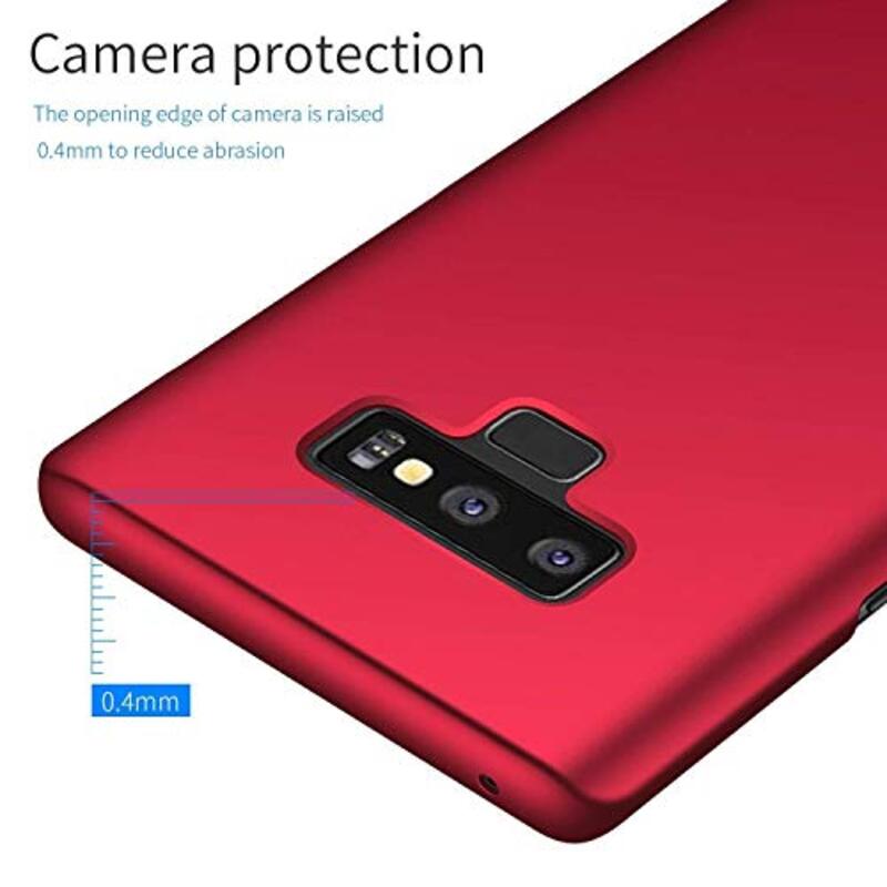 Mofi Samsung Galaxy Note 9 Matte Mobile Phone Case Cover, Red