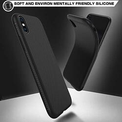 Brand Set Apple iPhone X TPU Mobile Phone Case Cover, Black