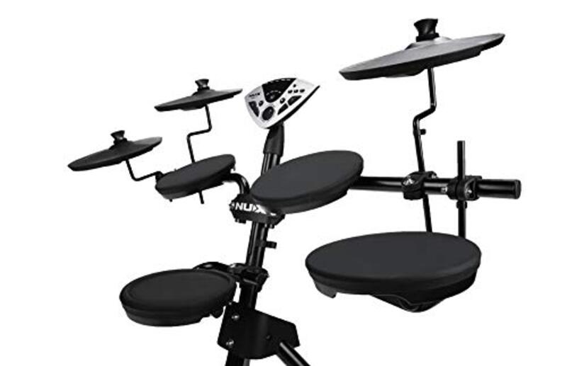 Nux DM-1 Digital Electronic Drum Kit, Black/Grey