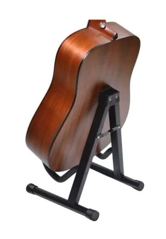MegArya A Frame Folding Guitar Stand, 4 Pieces, Black