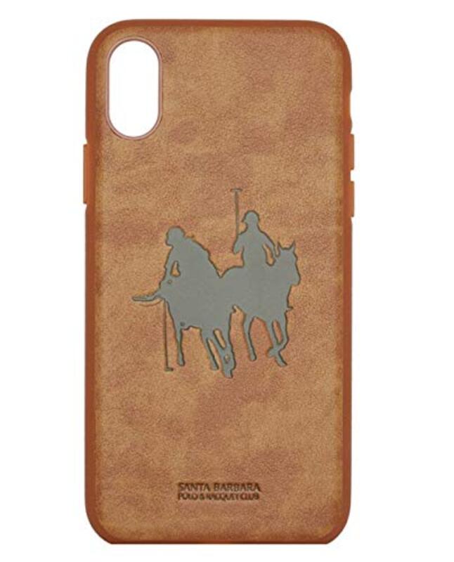 Santa Barbara Apple iPhone X Polo Mobile Phone Case Cover, Light Brown