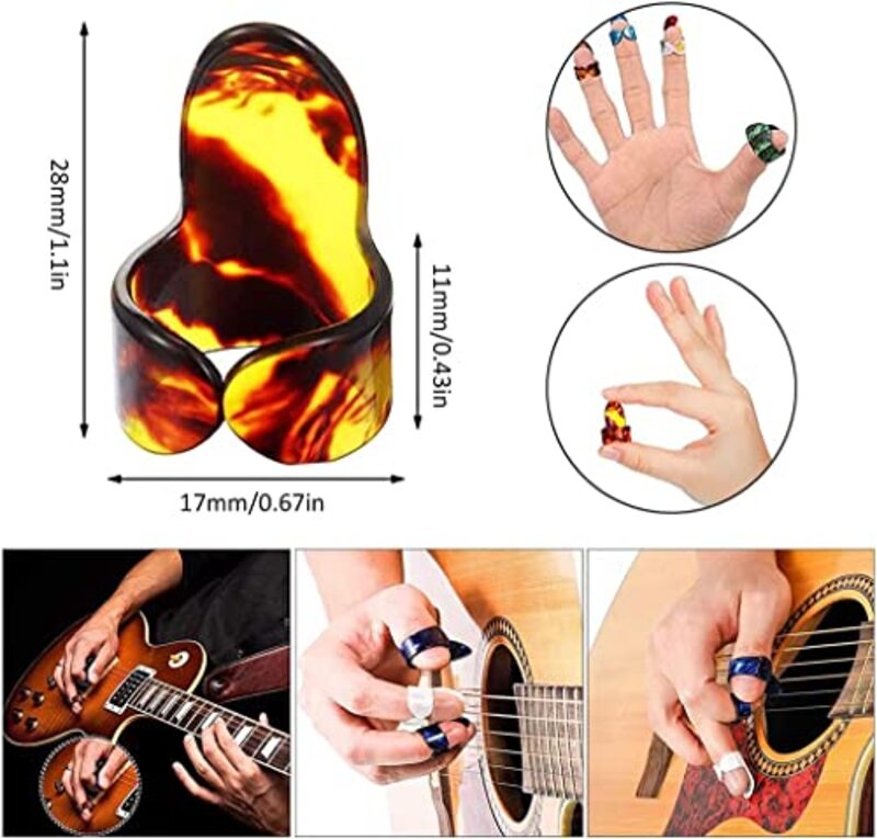 3-in-1 Guitar Accessories Kit, Multicolour