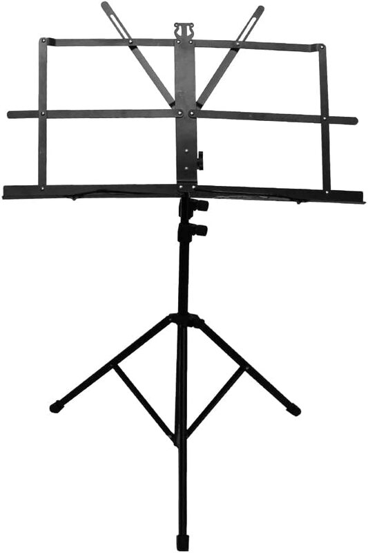 Chroma Cast CC-MSTAND Folding Music Stand with Carry Bag, Black