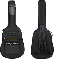 MegArya 3TS Acoustic Guitar With Bag, Dark Brown