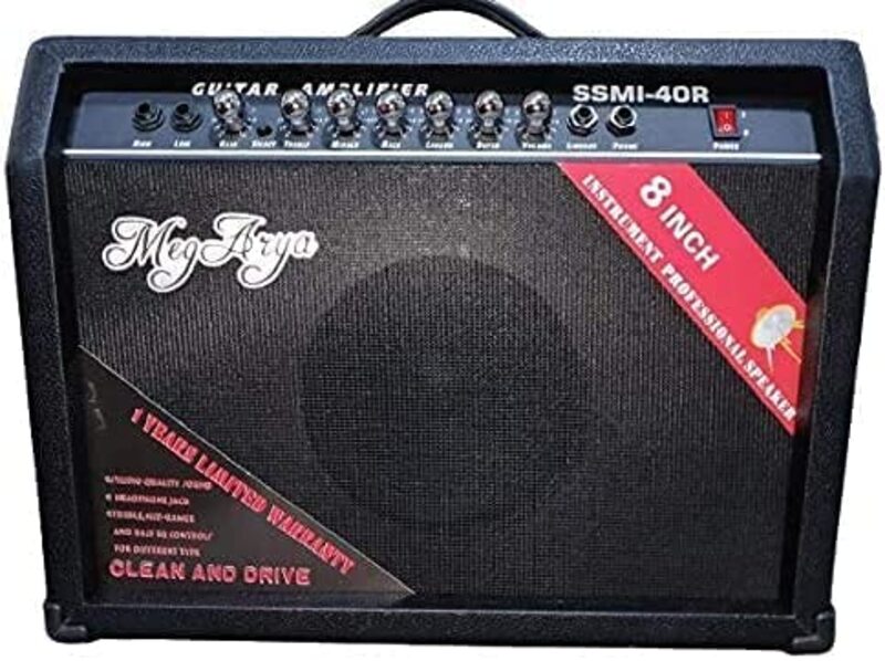 MegArya SSMI-40R Guitar Amplifier, 40W, Black