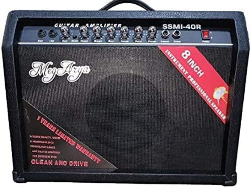 

MegArya SSMI-40R Guitar Amplifier, 40W, Black