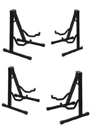 MegArya Portable A-frame Guitar Floor Stand for Acoustic Classic Guitar Stand, 4 Pieces, Black
