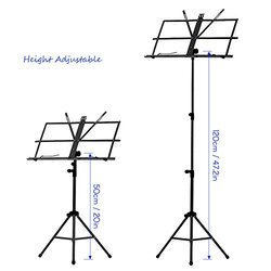 Rubik Music Sheet Stand, Black