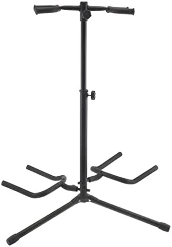 MegArya Double Guitar Stand for Electric and Acoustic Guitar, Black