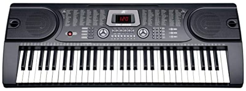 Generic MK-2089 61 Keys Music Keyboard, Black