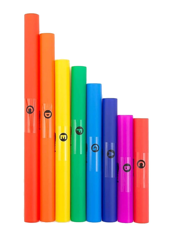 

MegArya Boomwhackers BWDG Tuned Percussion Tube C Major Diatonic Scale Set, Multicolour