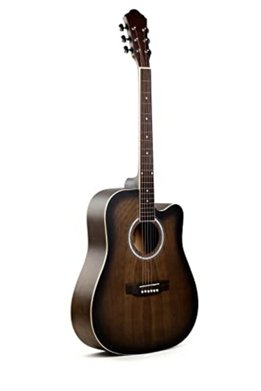 MegArya 40inch Acoustic Guitar, Brown