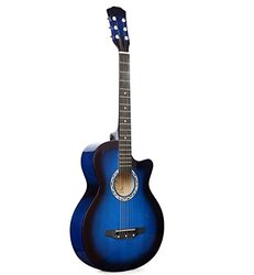 MegArya 38inch Acoustic Guitar in Full Size for Beginner, Blue