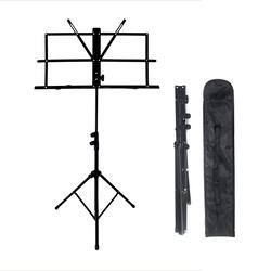 CB SKY MMS101 Foldable Music Stand with Carry Bag, Black