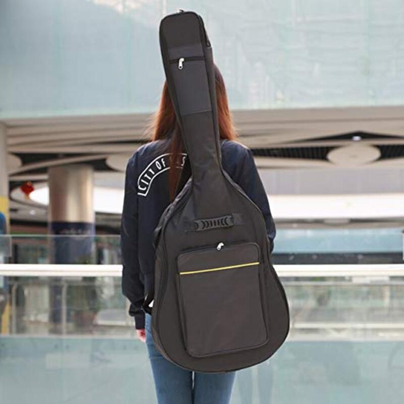 BelovedkaiAE Waterproof Guitar Backpack, Black