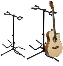 MegArya Double Guitar Stand, Black