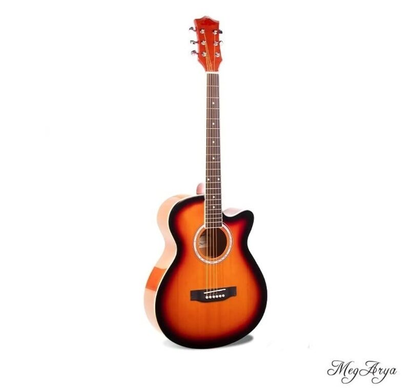 MegArya 38 inch Acoustic Beginner Guitar Kit For Kids, Sunburst
