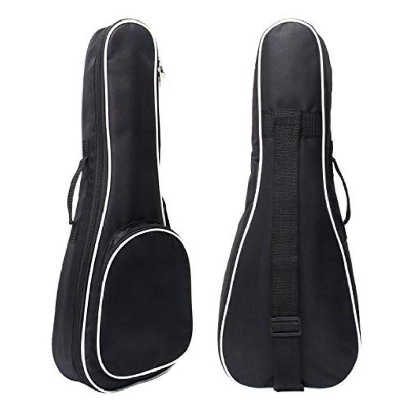 Waterproof Oxford Cloth Guitar/Ukulele Cover Backpack, 26-inch, Black