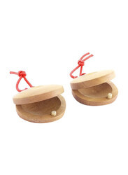 Megarya Finger Wooden Castanets, Brown