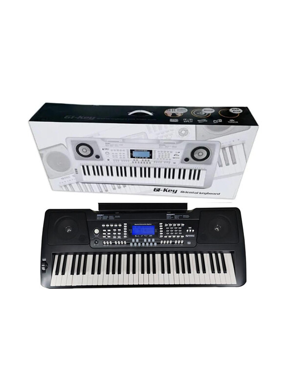 

Generic Aiersi Arabic Version Keyboard Midi Keyboard, 61 Keys, Black