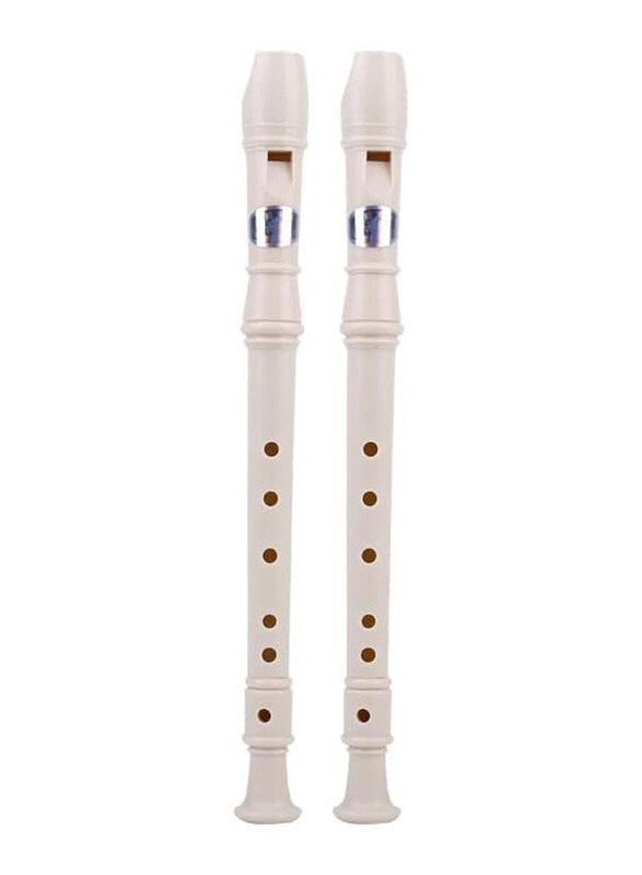 

Megarya 8-Hole German Soprano Recorder With Cleaning Stick And Pouch Beginner Flute, White
