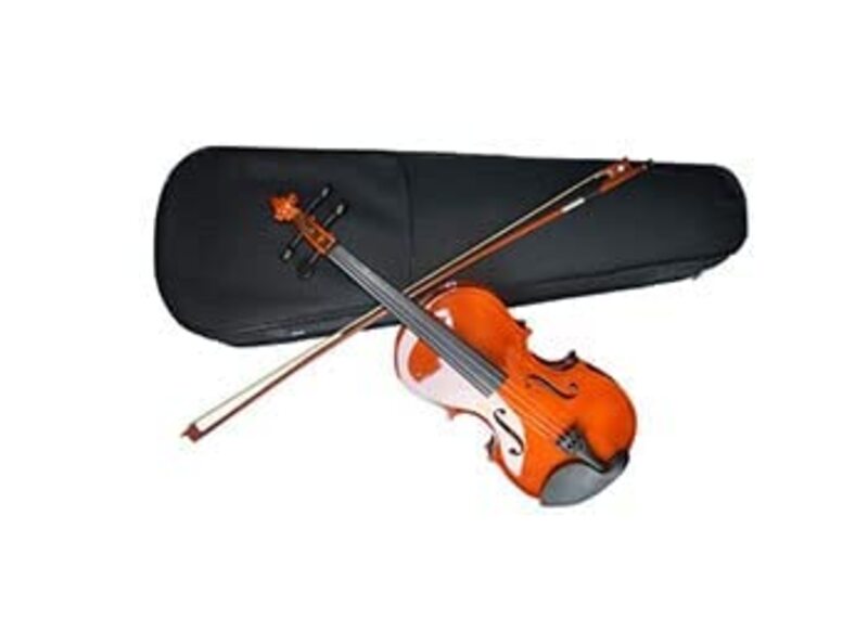 MegArya 1/2 V30 Violin with 4 Strings, Brown
