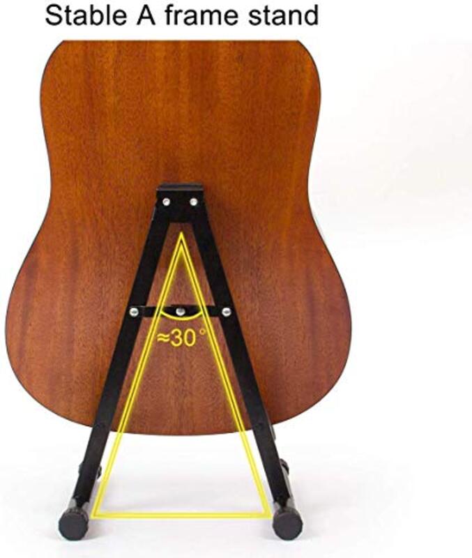 Aljannah Portable Guitar Stand, Black