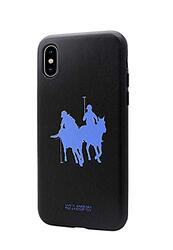 Apple iPhone XS Polo Mobile Phone Case Cover, Black/Blue