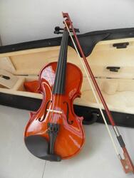 1/8 Size Children Violin with Case and Bow, Brown