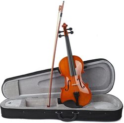 MegArya 1/2 Violin For Kids, Adults, Beginners, Full Size Maple Beginner Violins Kit, Mahogany