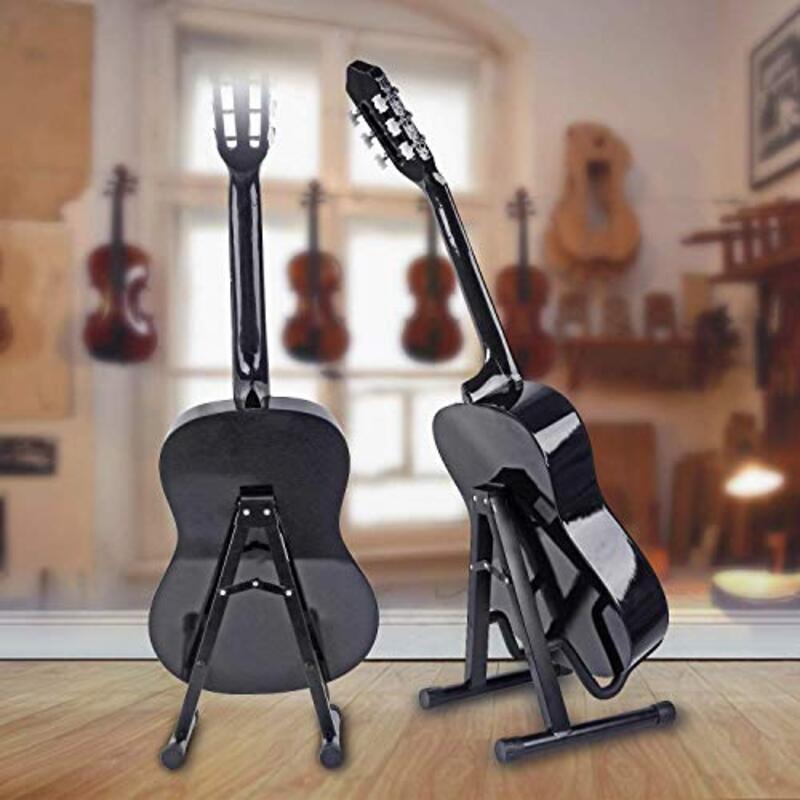 Aljannah Portable Guitar Stand, Black